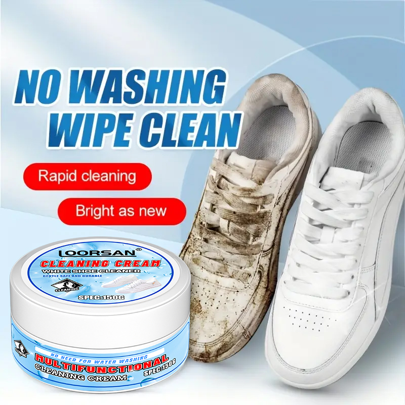 Sneaker Care Cleaning Kit - LOORSAN Multifunctional White Shoe Cleaning Cream,