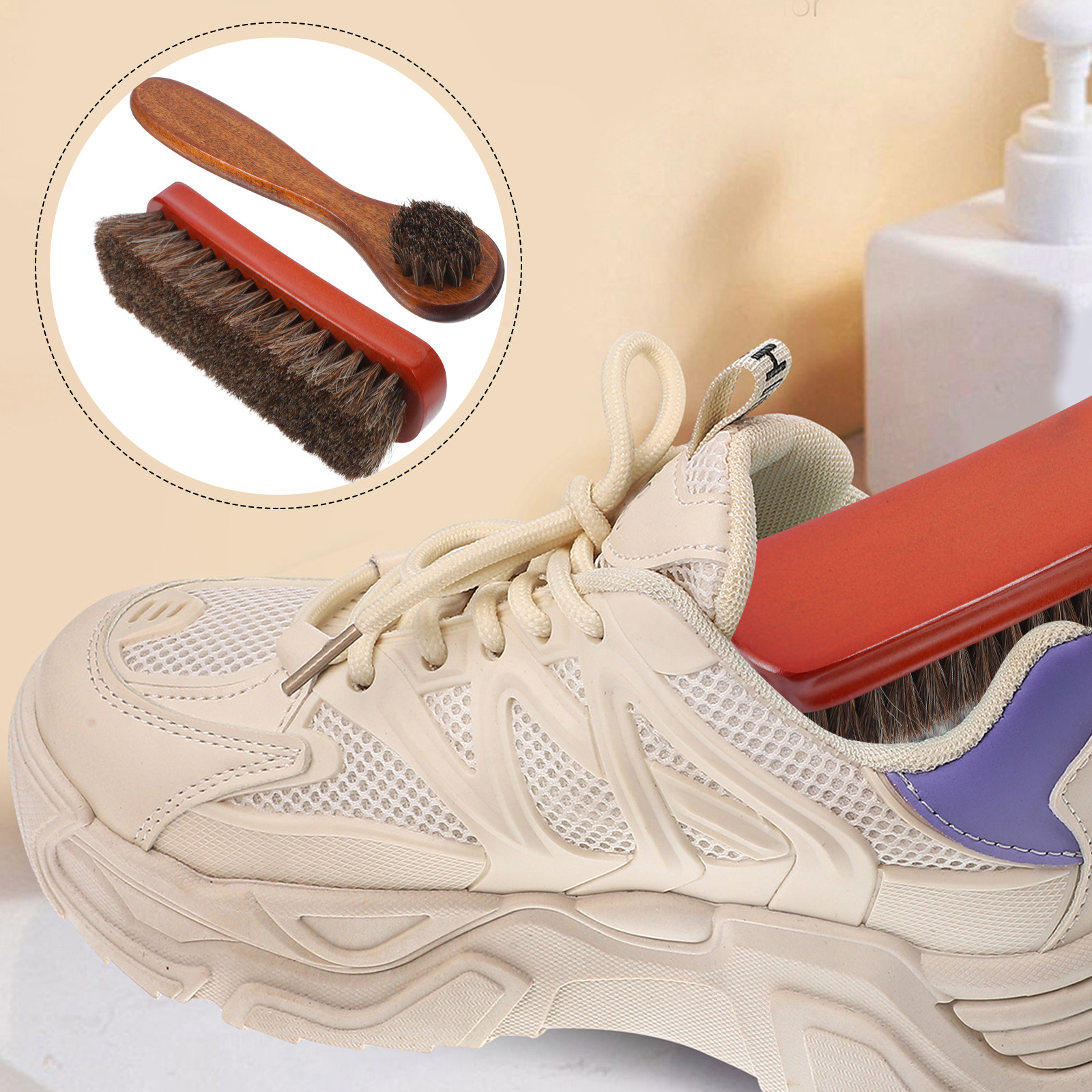 Sneaker Care For Suede - 1Set Suede Shoe Brush Dense Soft