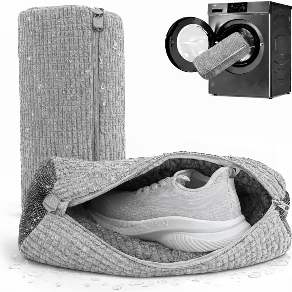 Sneaker Care Cleaning Kit - 2PCS Shoe Washing Machine Bag for