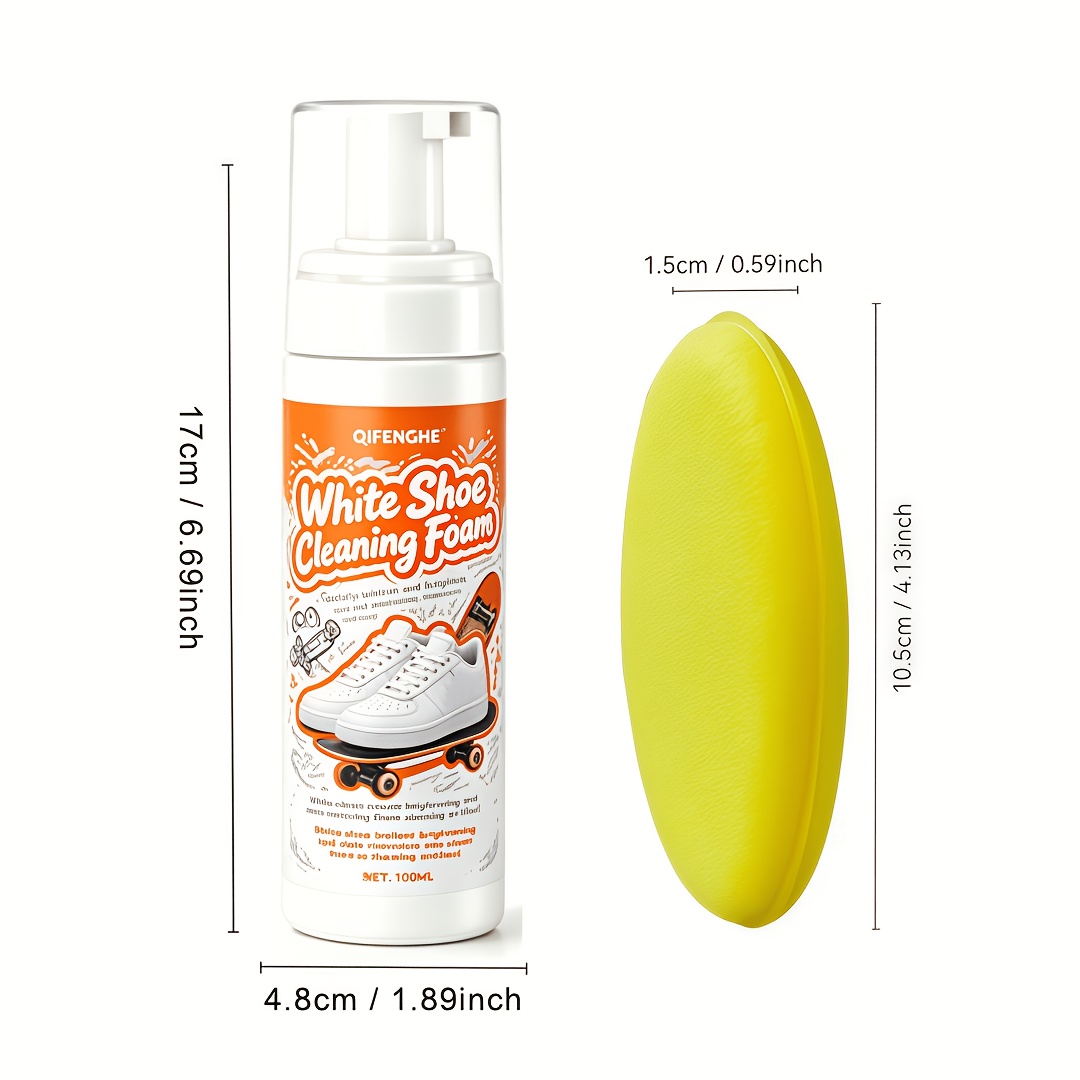 Portable No Rinse White Shoe C - Sneaker Care Cleaning Kit のレビューと価格