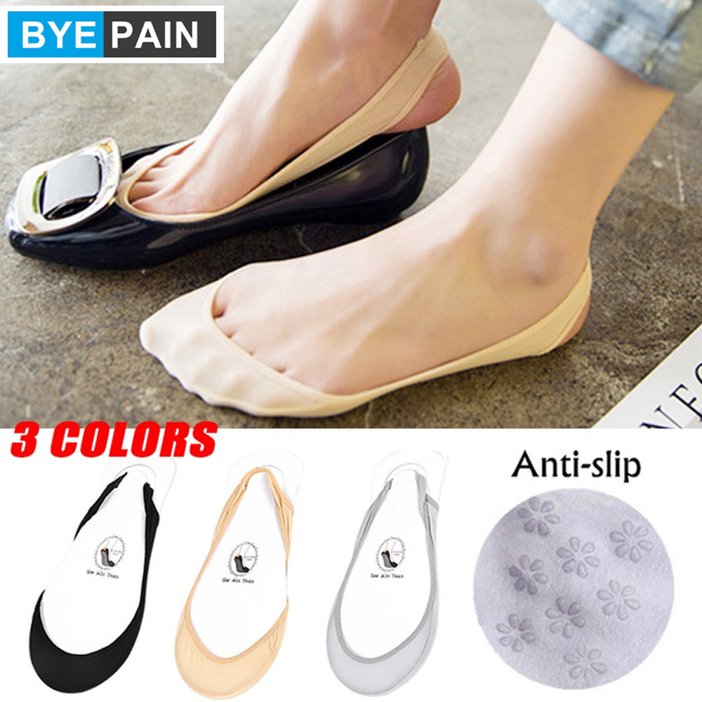 1Pair   Women Ice Silk Half Pa - Sneaker Care のレビューと価格