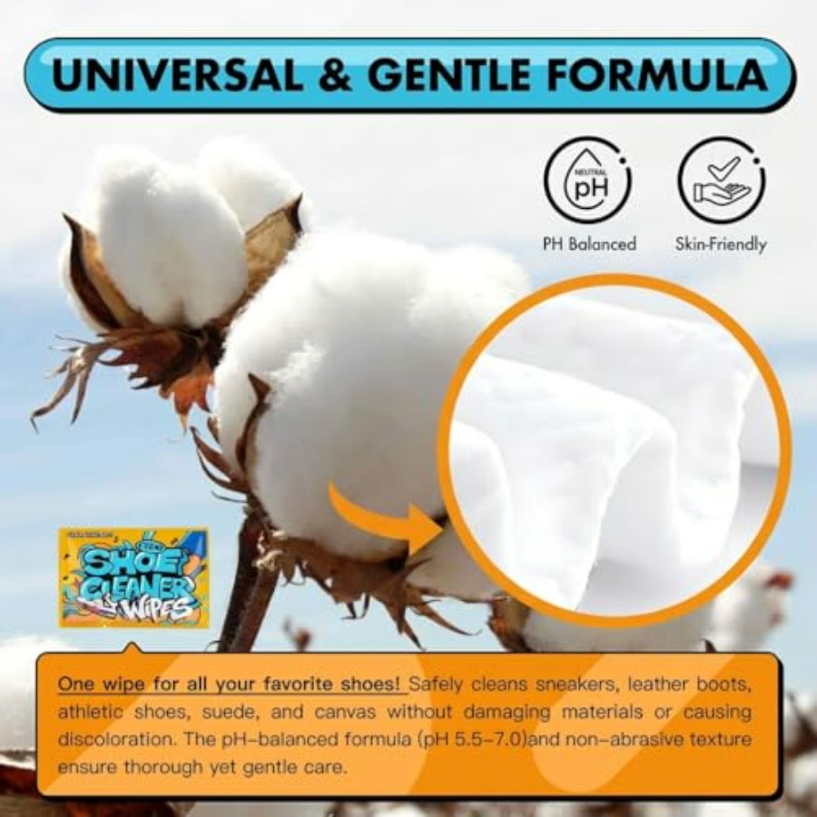 Shoe Cleaner Wipes, Shoe Clean - Sneaker Care のレビューと価格
