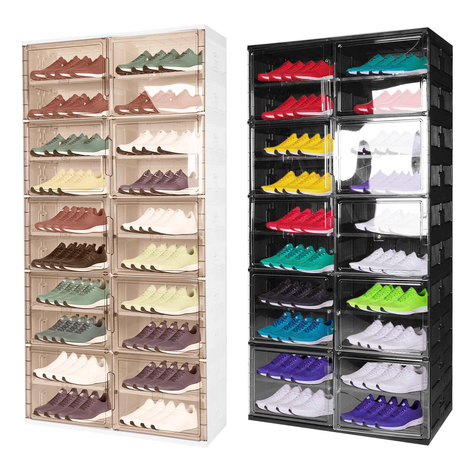Foldable Shoe Rack Organizer D - Sneaker Care Box のレビューと価格