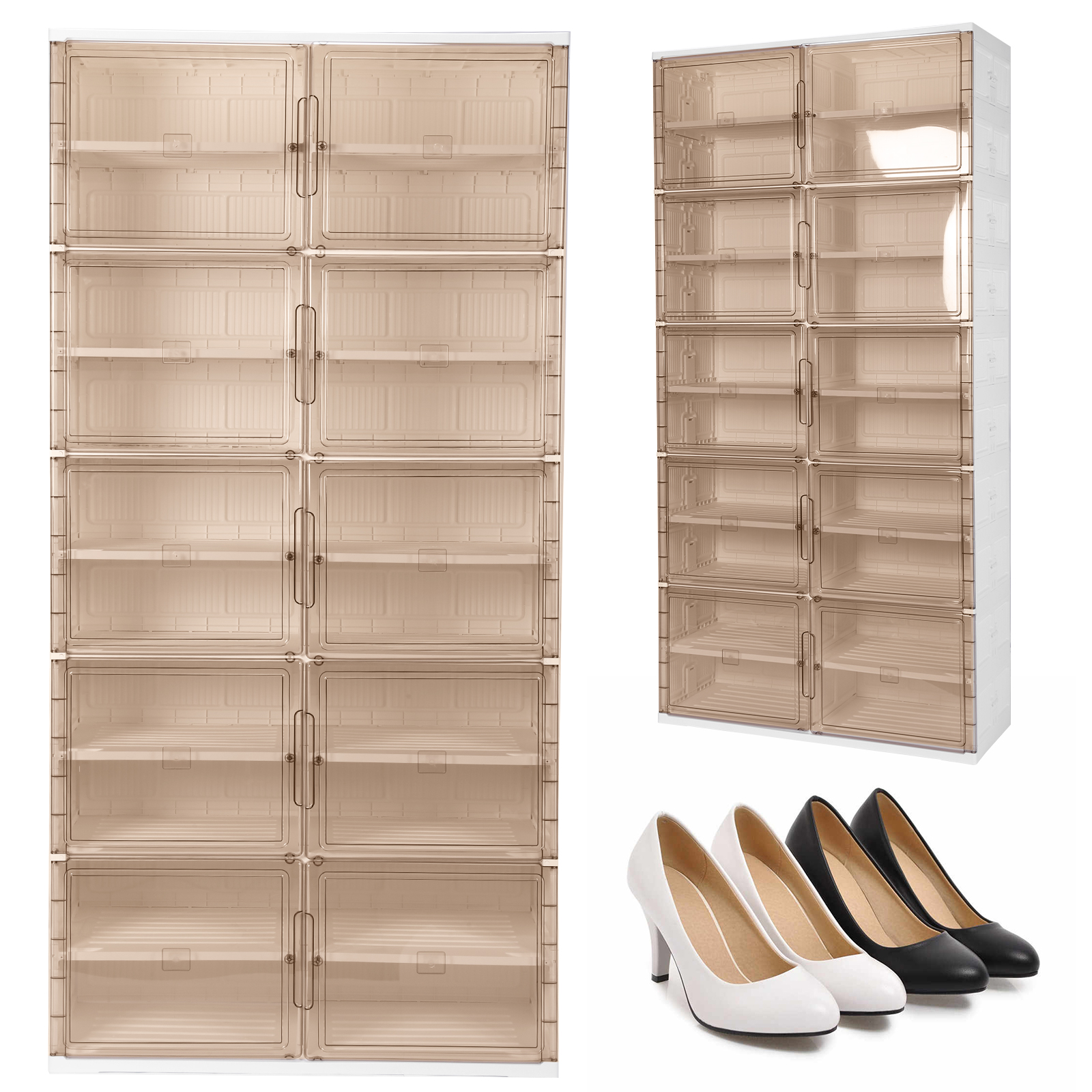 Foldable Shoe Rack Organizer D - Sneaker Care Box のレビューと価格