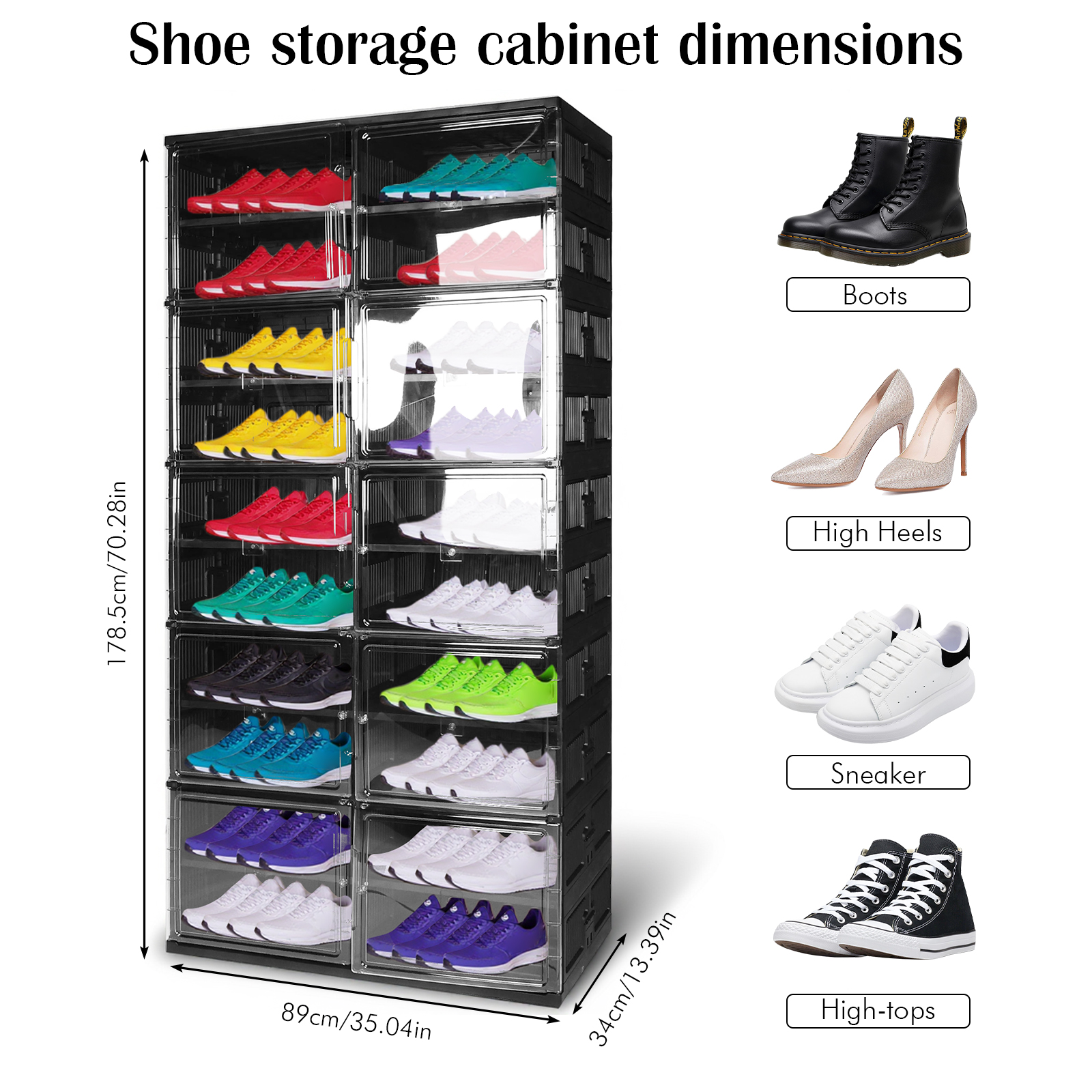 Foldable Shoe Rack Organizer D - Sneaker Care Box のレビューと価格