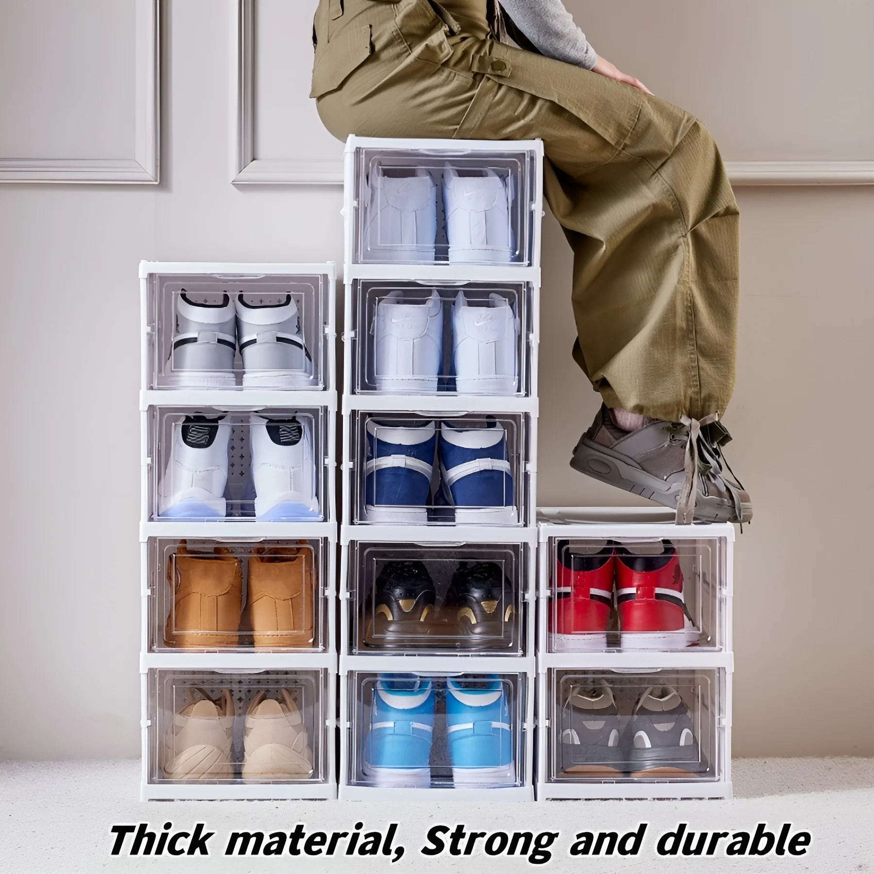 6 Layers Shoes Box Foldable Tr - Sneaker Care Box のレビューと価格
