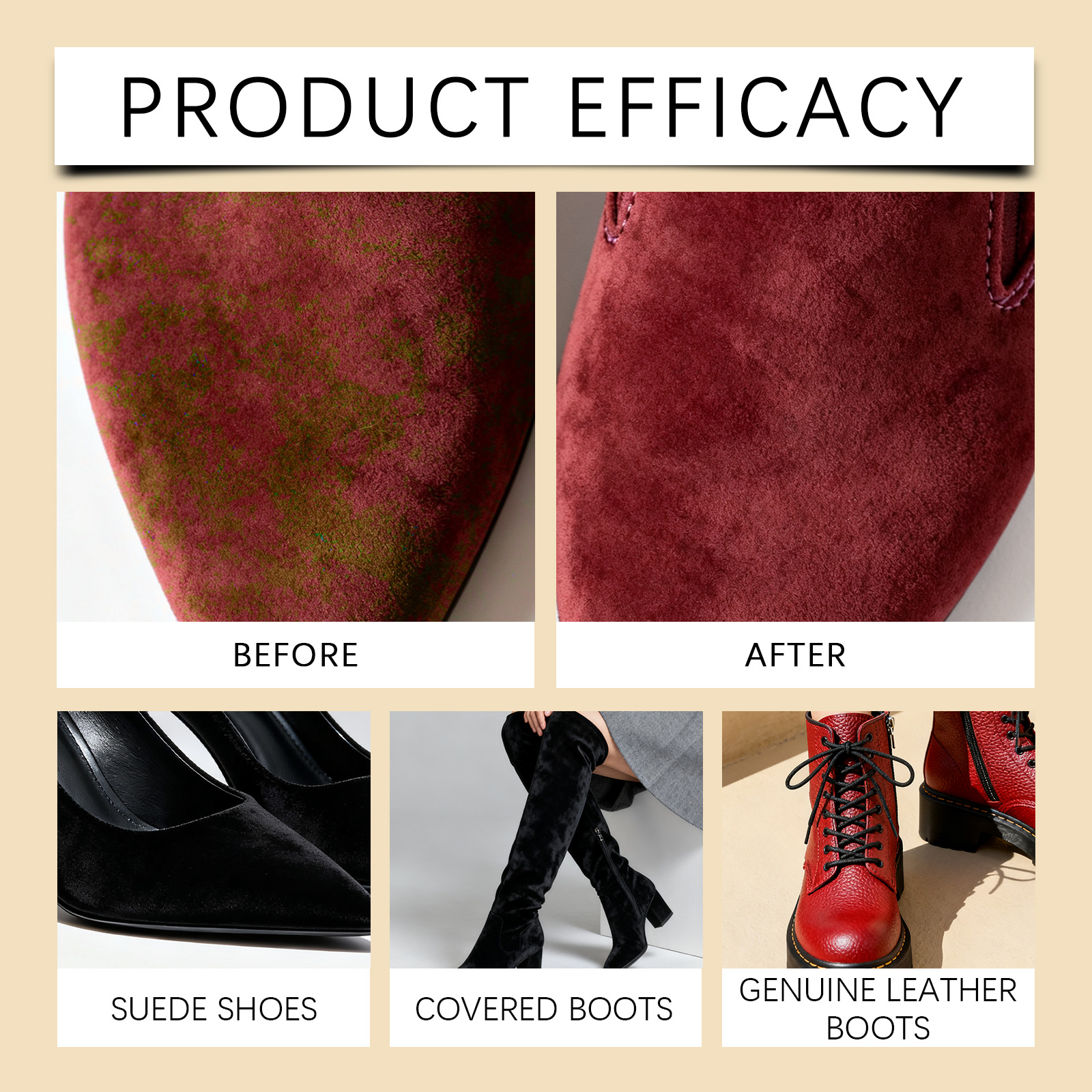 Suede Cleaner Spray Nubuck Car - Sneaker Care Cleaning Kit のレビューと価格