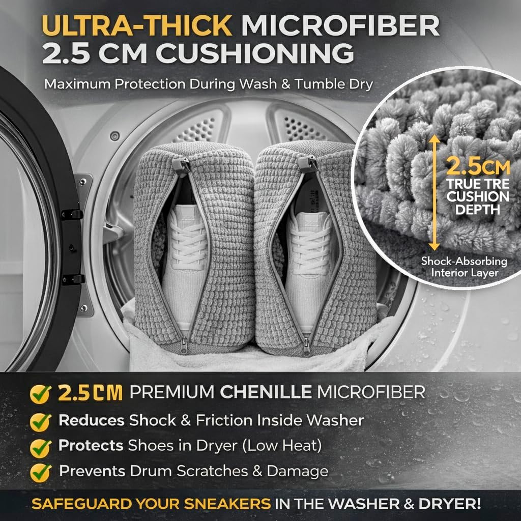 2PCS Shoe Washing Machine Bag  - Sneaker Care Cleaning Kit のレビューと価格