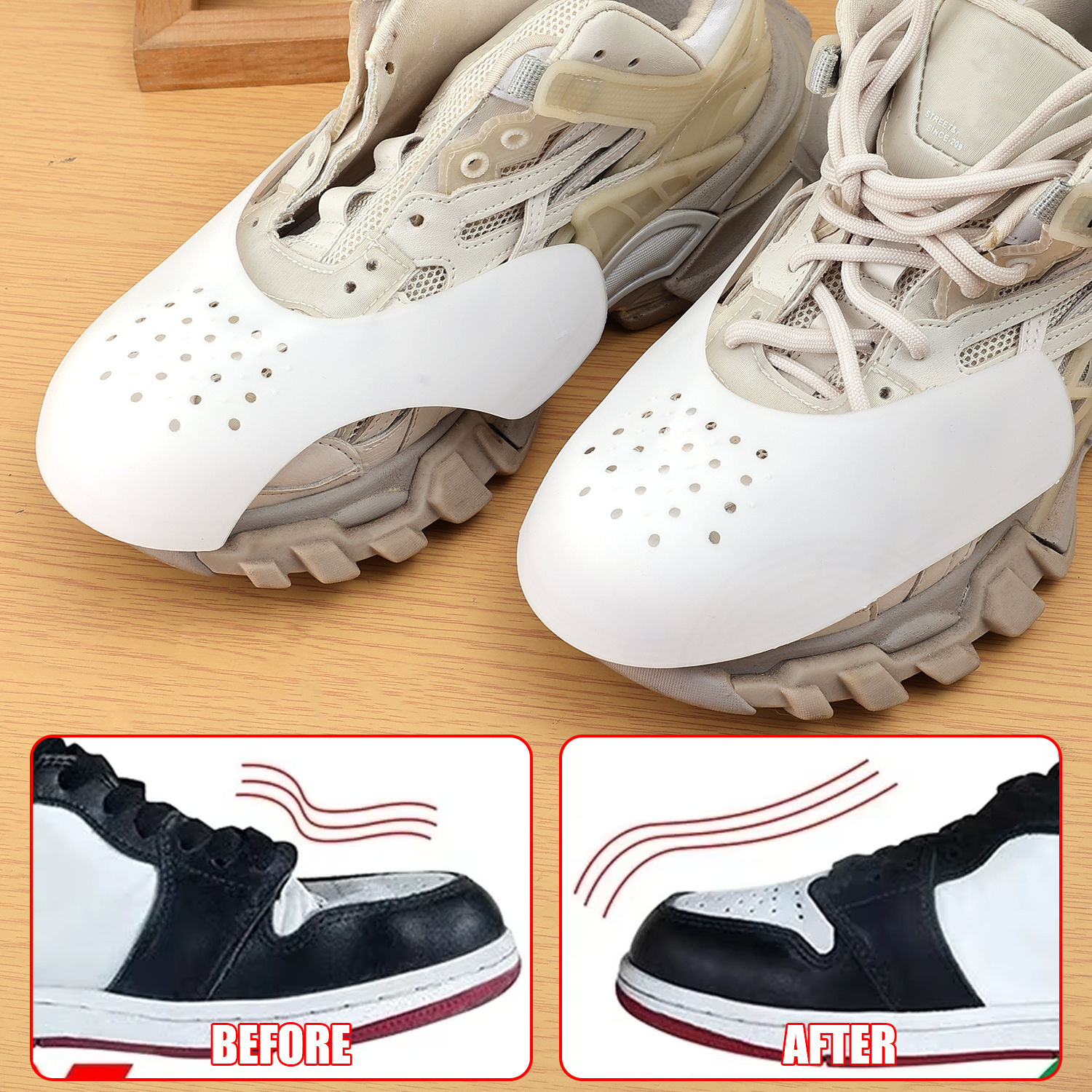 Breathable Protector Shoe Head - Sneaker Care Accessories のレビューと価格