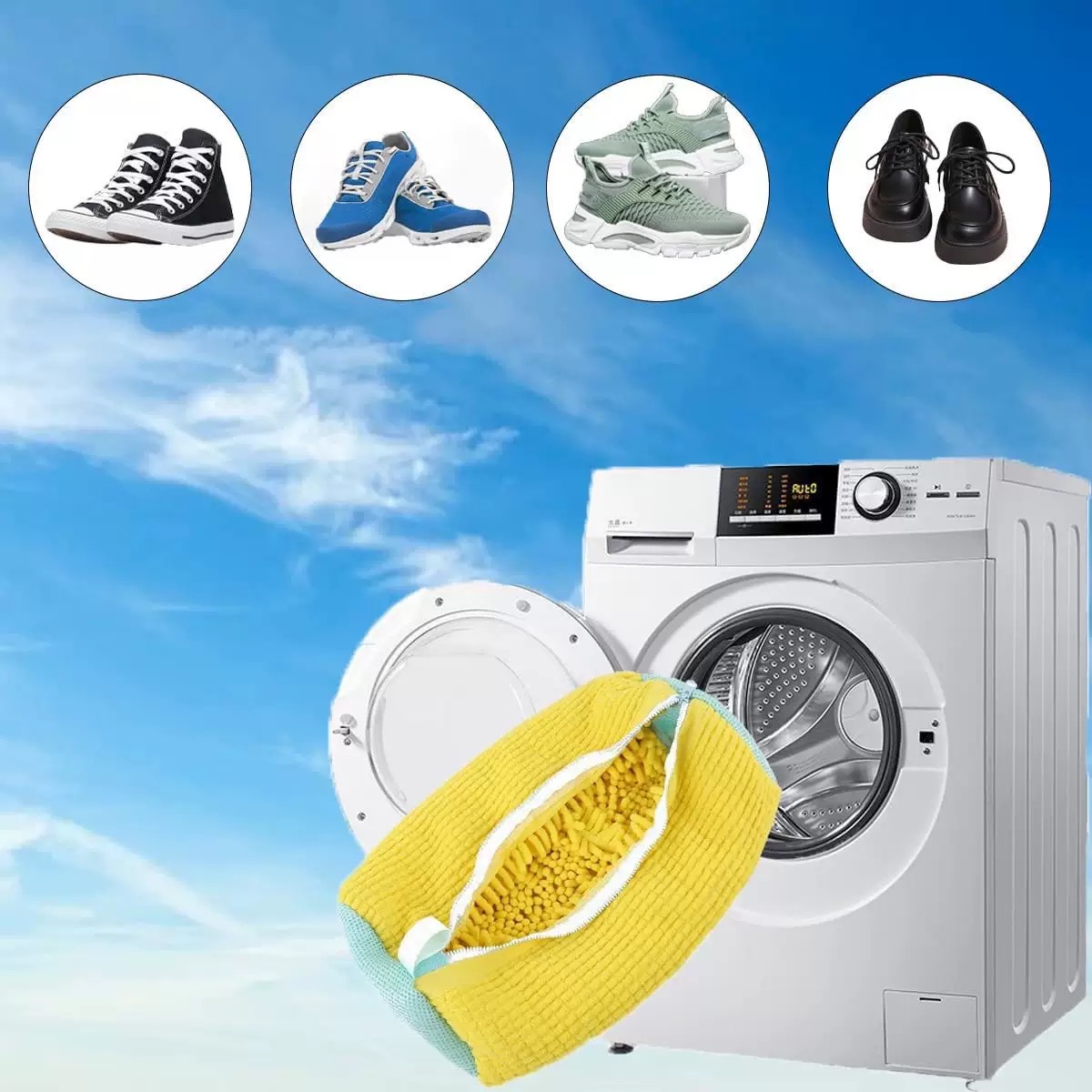 Durable zipper shoe wash bag,  - Sneaker Care Cleaning Kit のレビューと価格