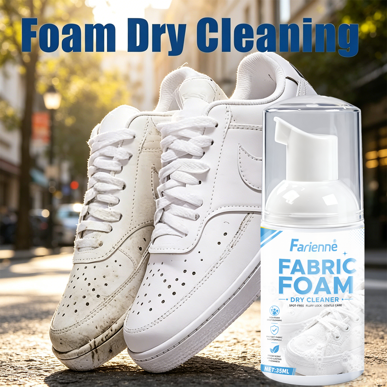 Farienne Fabric Foam Dry Clean - Sneaker Care Cleaning Kit のレビューと価格