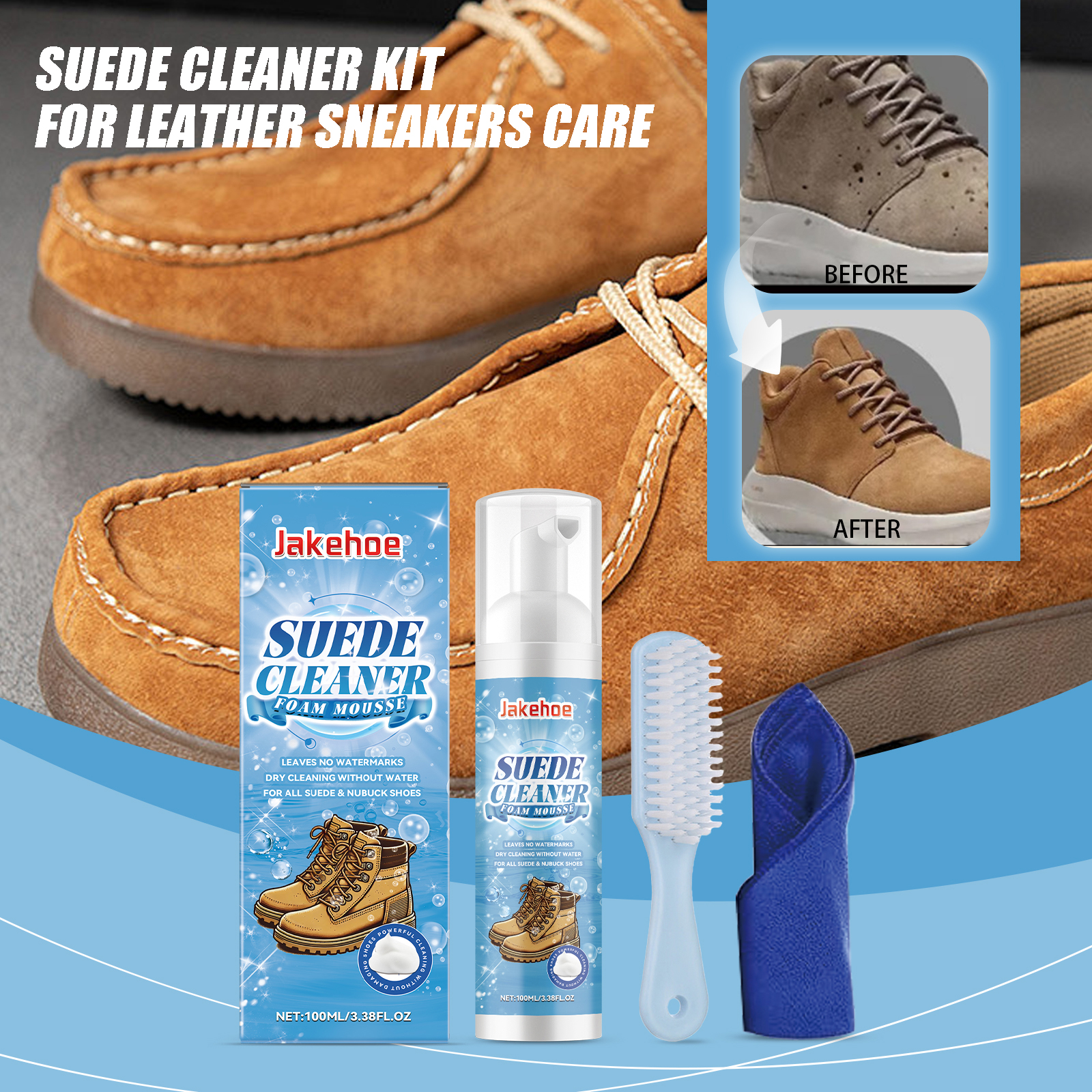 Suede Cleaner Kit Leather Velv - Sneaker Care For Suede のレビューと価格