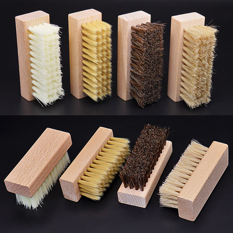 Useful Wood Handle Shoe Brush  - Sneaker Care Cleaning Kit のレビューと価格