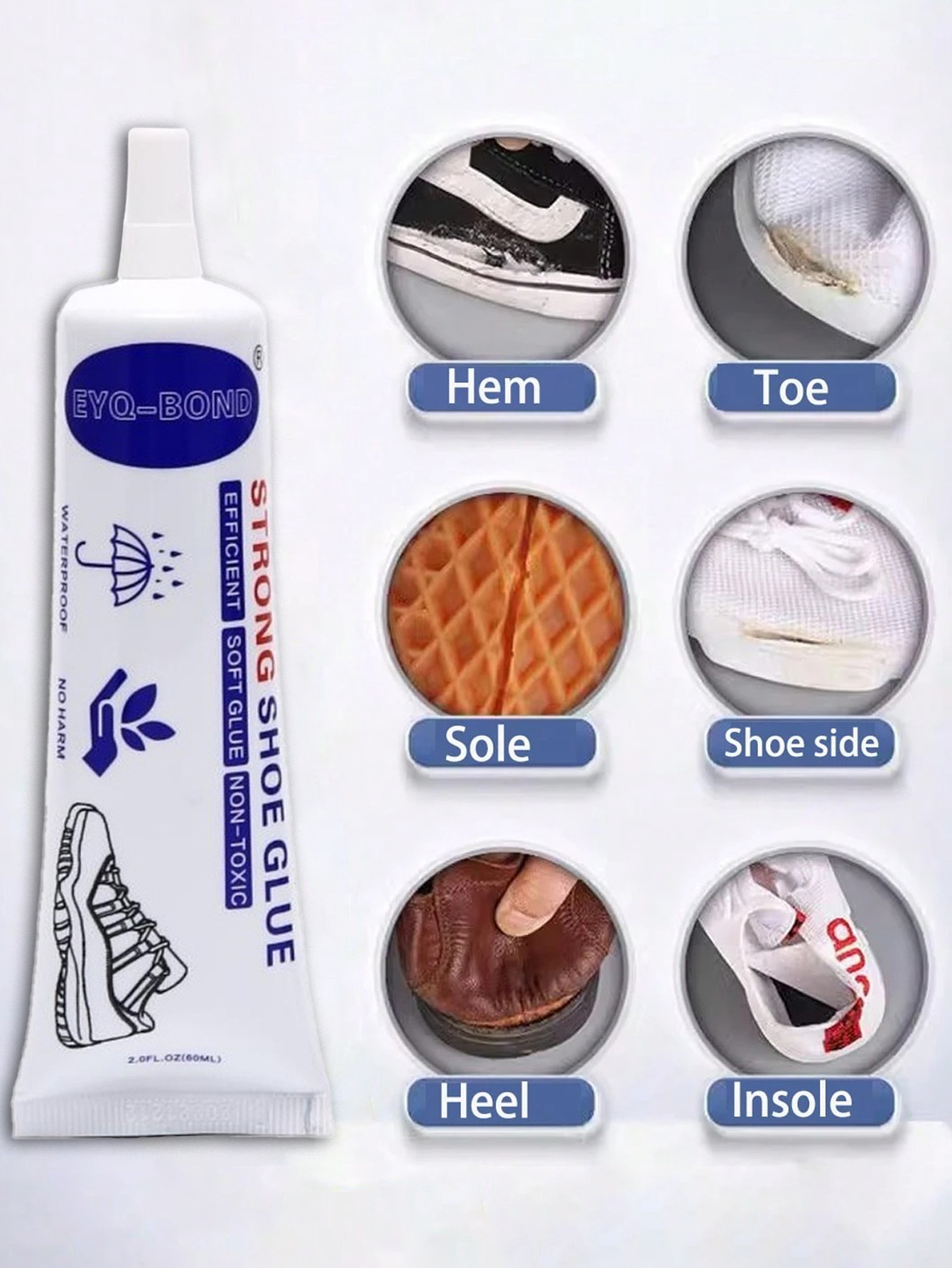 5pcs 60ml Strong Shoe Glues DI - Sneaker Care のレビューと価格