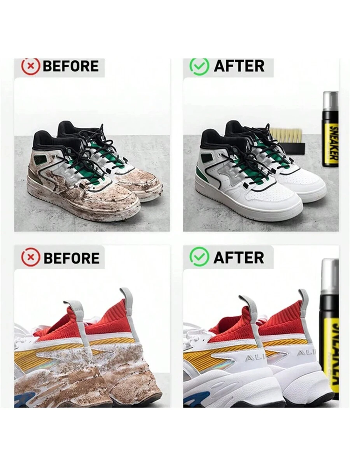 Shoe Cleaner Care Kit with 2 B - Sneaker Care For Canvas Fabrics のレビューと価格